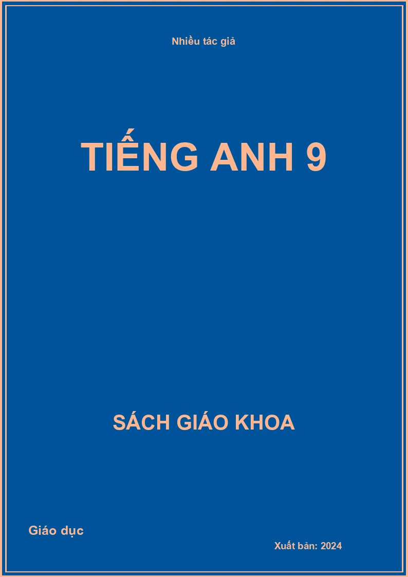 Sách giáo khoa Tiếng Anh 9