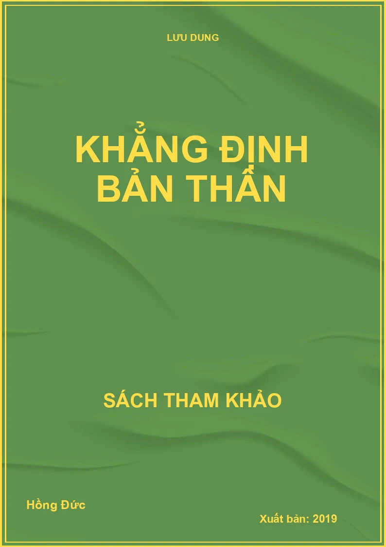 Khẳng định bản thân