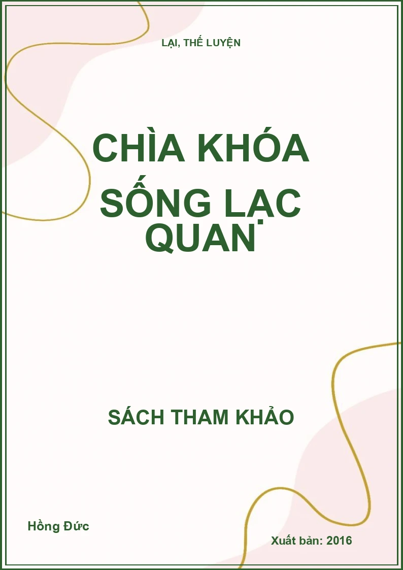 Chìa khóa sống lạc quan