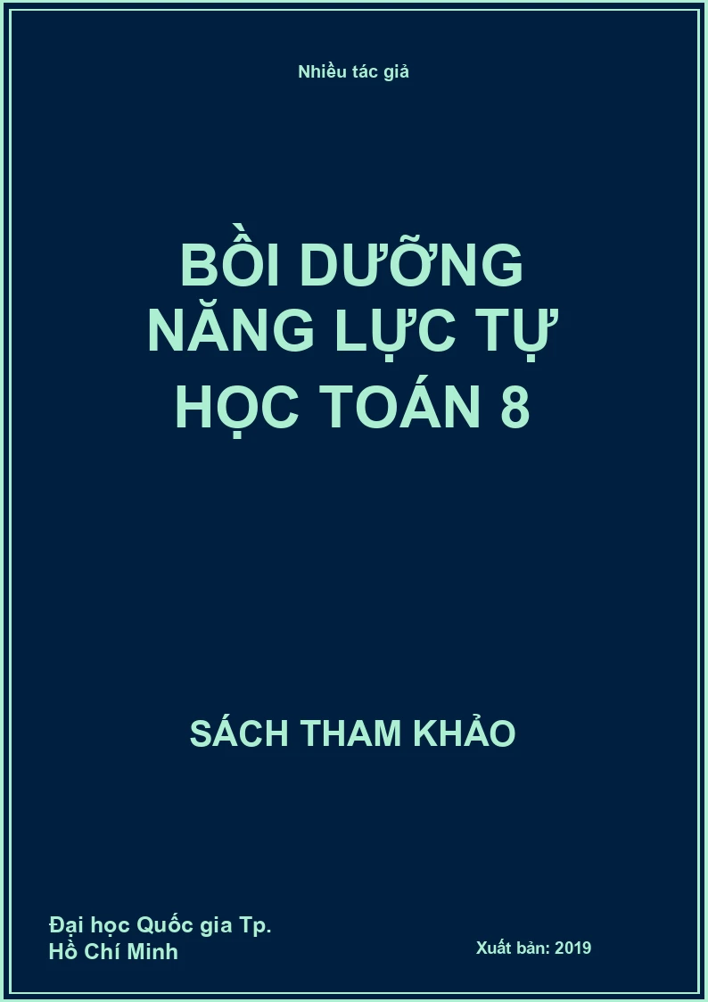 Bồi dưỡng năng lực tự học toán 8