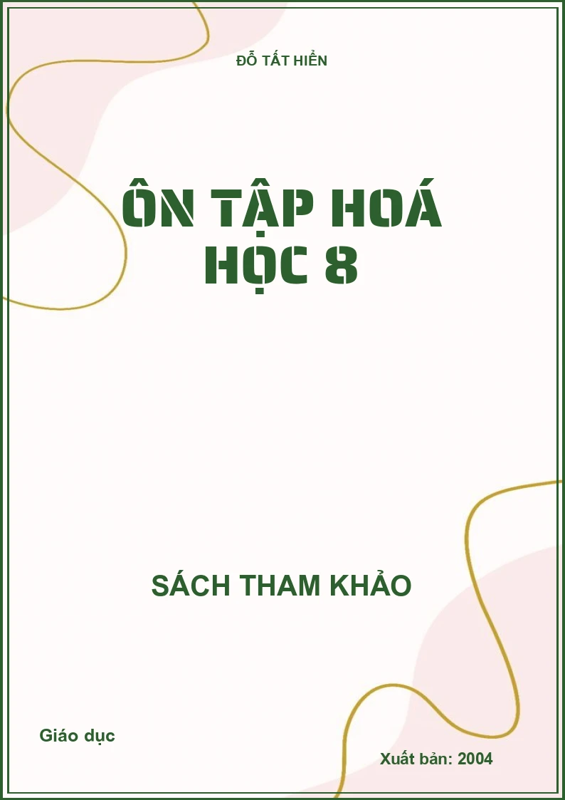 Ôn tập hoá học 8