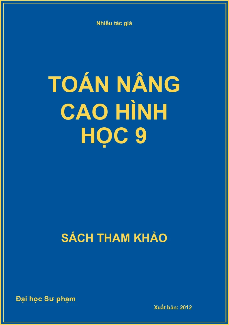 Toán nâng cao hình học 9