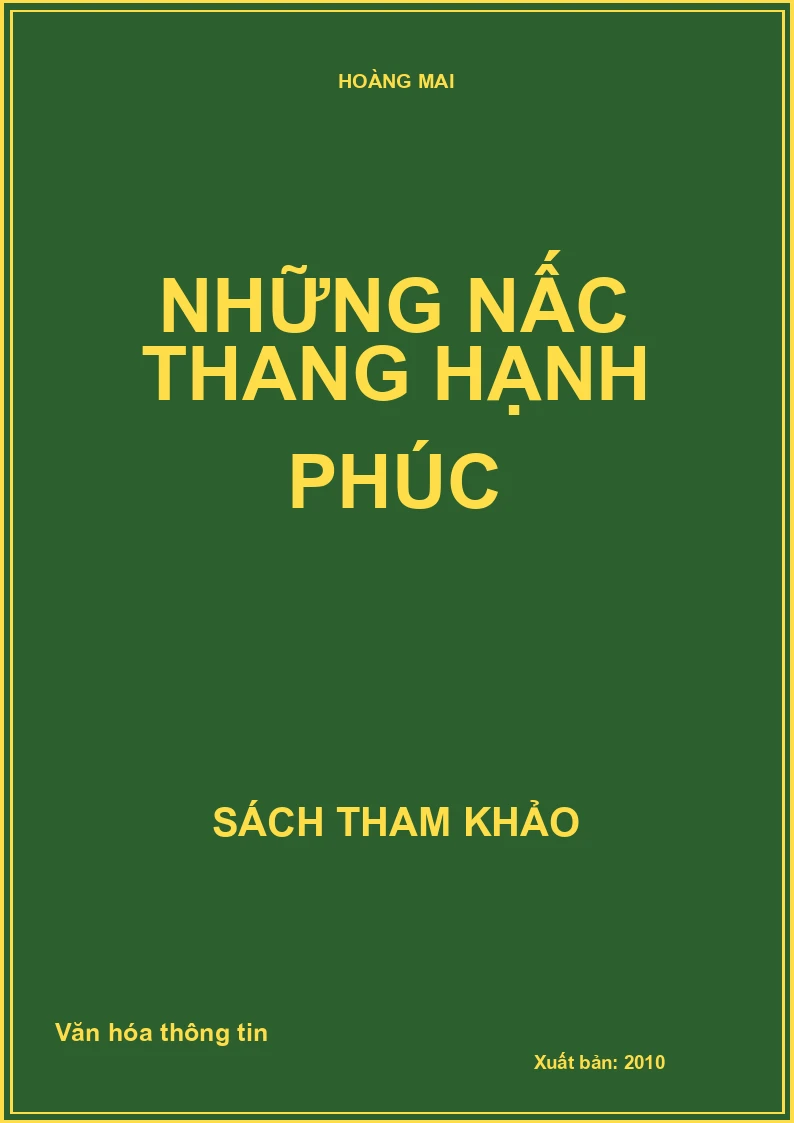 Những nấc thang hạnh phúc