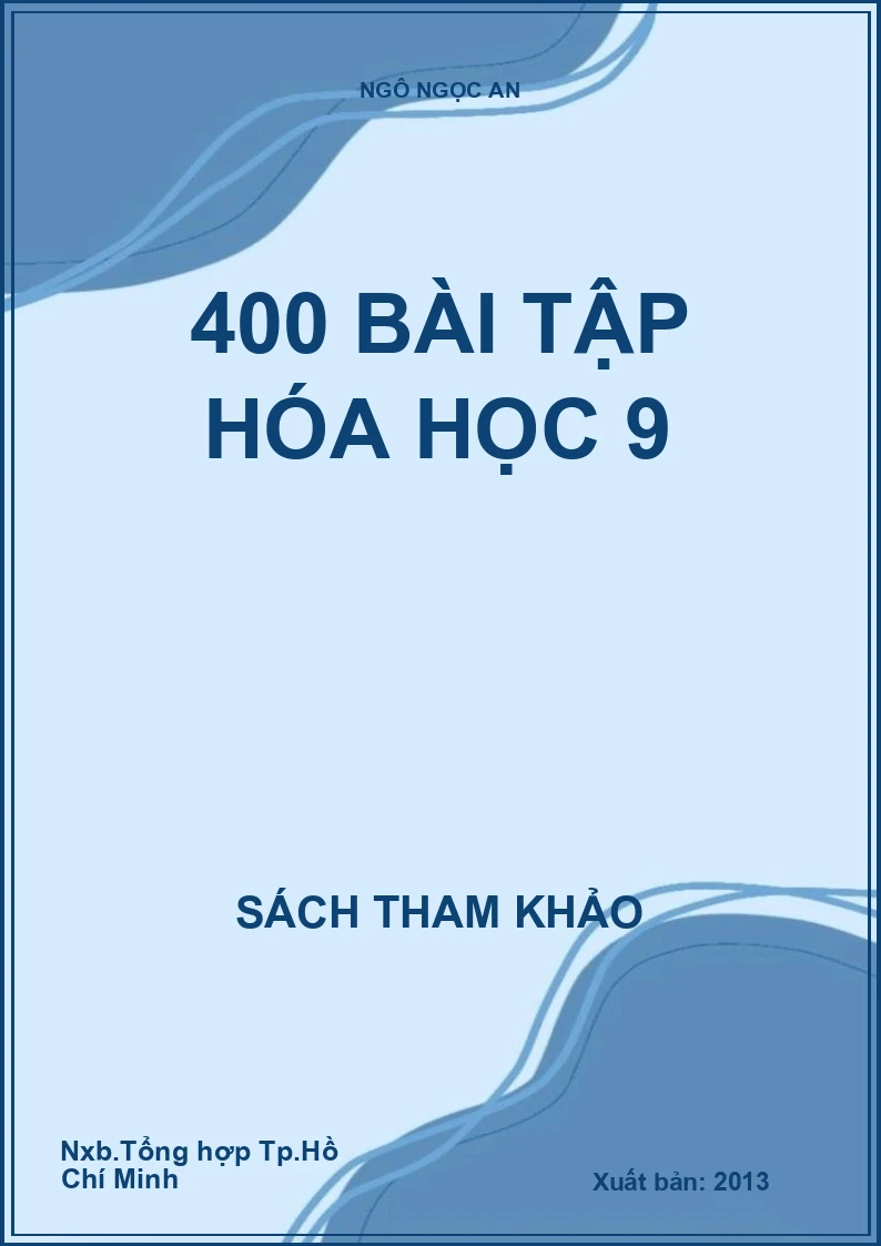 400 bài tập hóa học 9