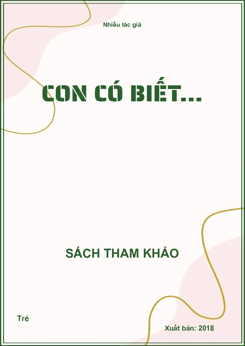 Con có biết...