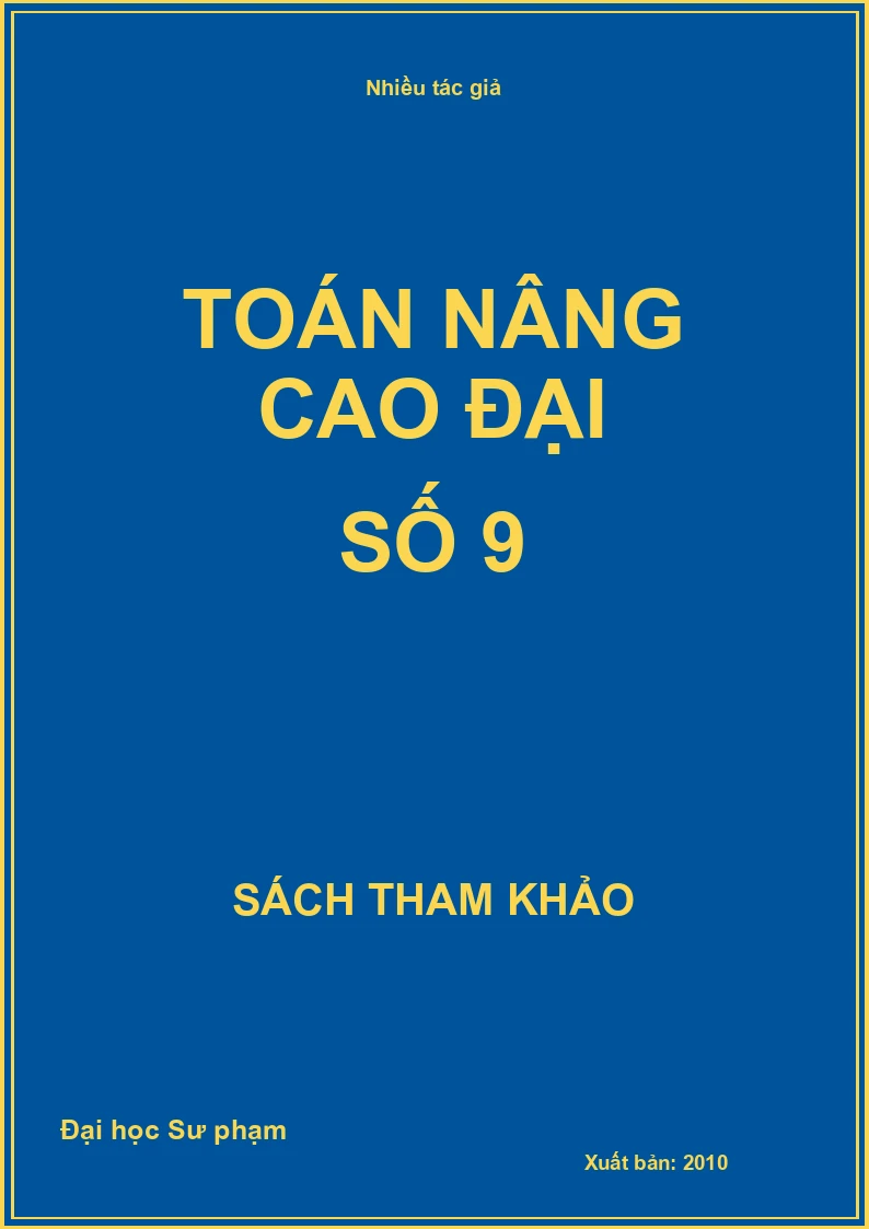 Toán nâng cao đại số 9