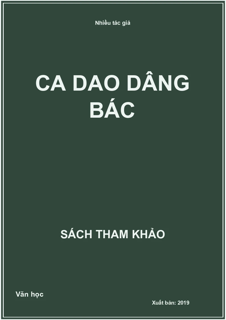 Ca dao dâng Bác