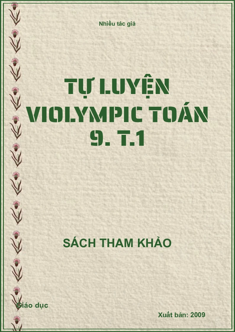 Tự luyện Violympic toán 9. T.1