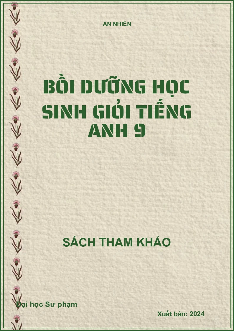 Bồi dưỡng học sinh giỏi Tiếng Anh 9
