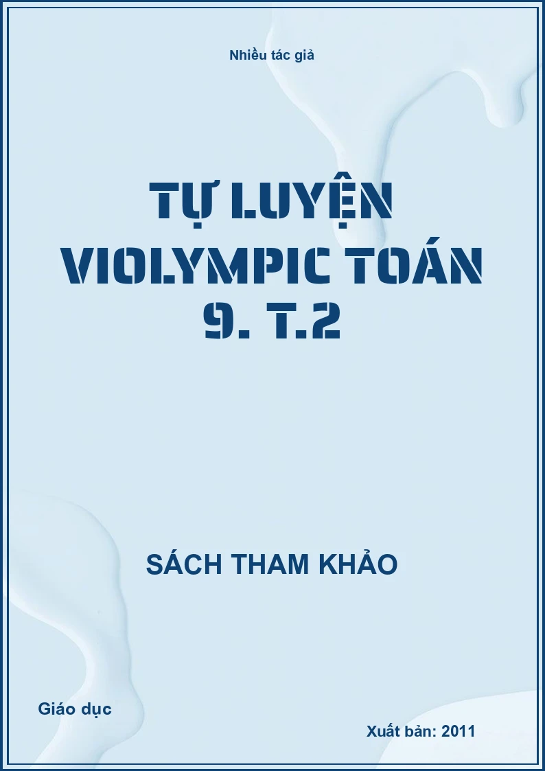 Tự luyện Violympic toán 9. T.2