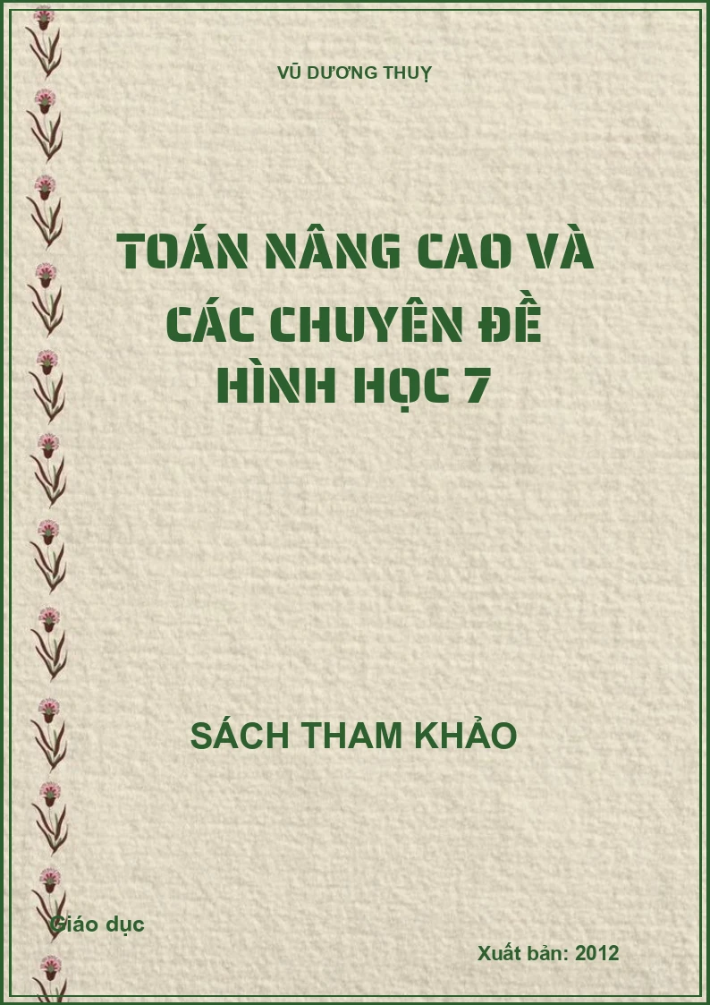 Toán nâng cao và các chuyên đề hình học 7