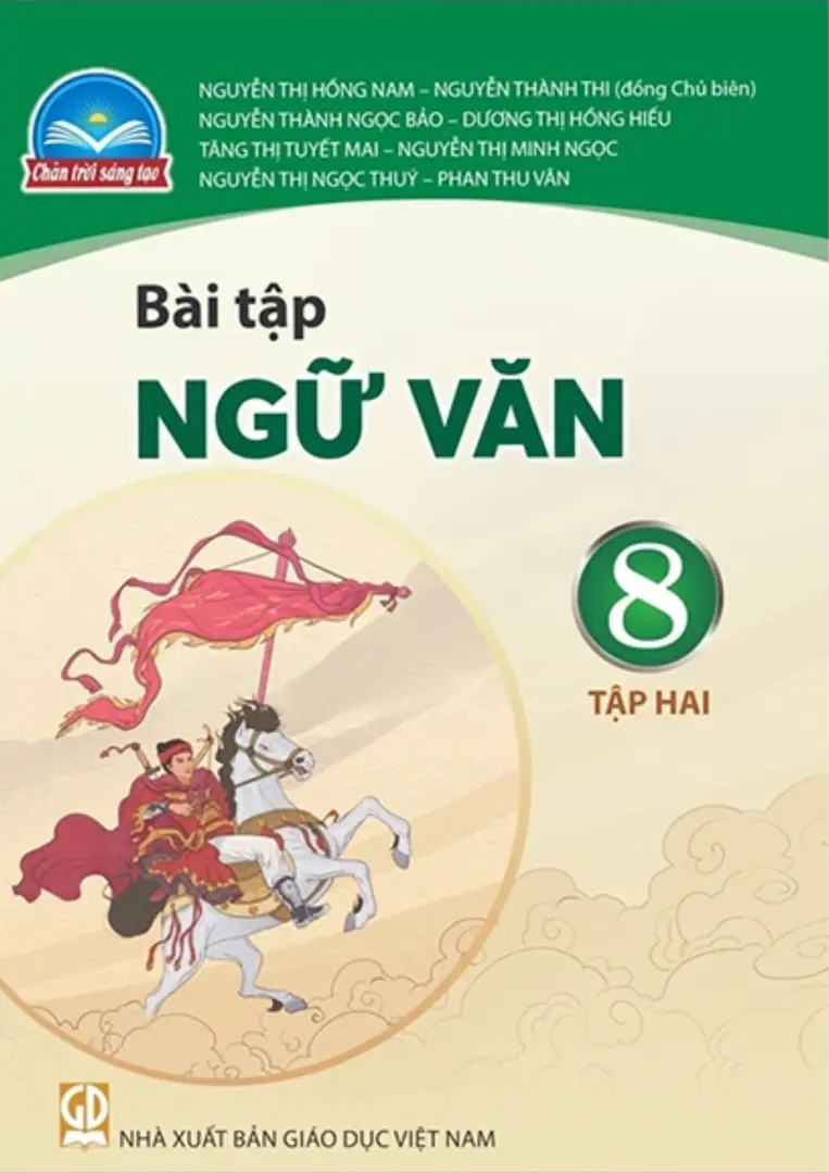 Sách bài tập Ngữ Văn 8 Tập 2 - Chân trời sáng tạo