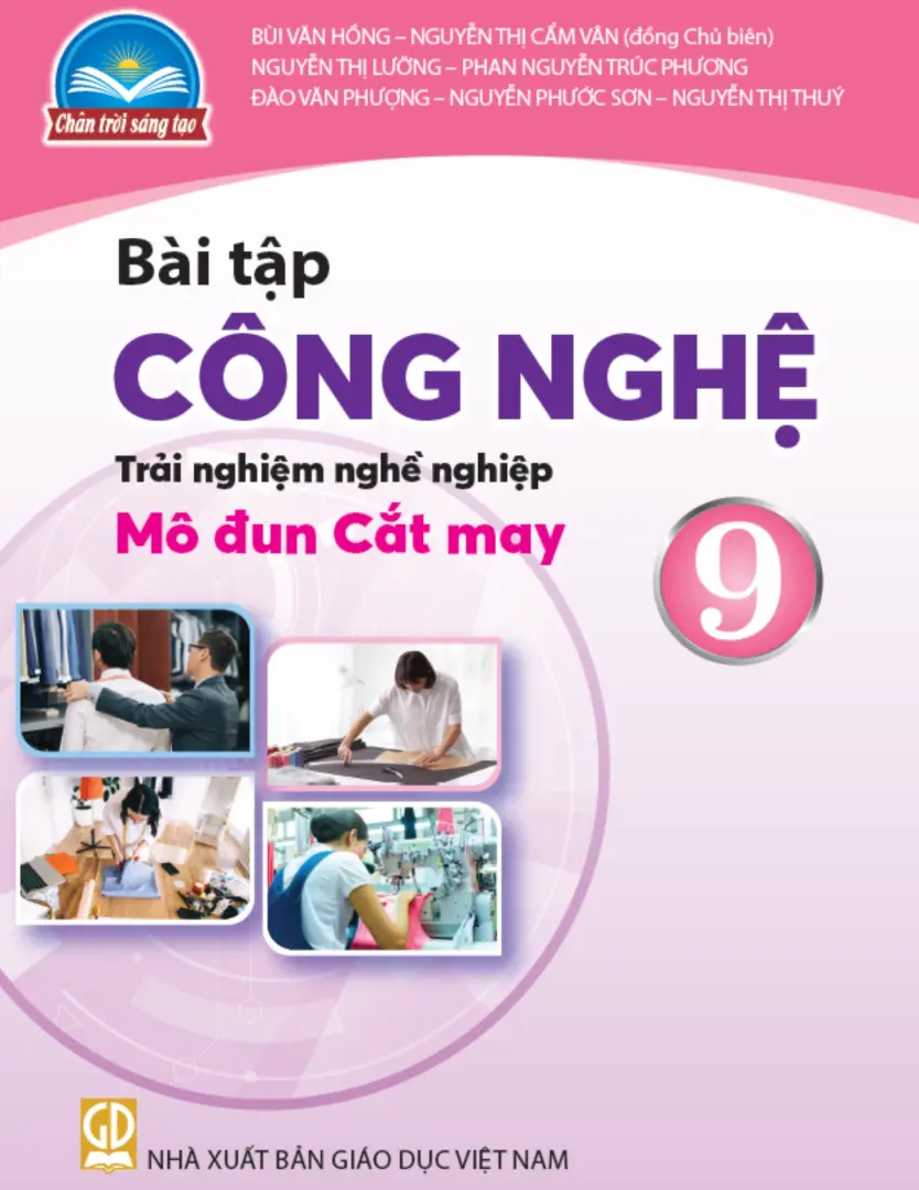 Sách bài tập Công nghệ 9 - Mô đun cắt may - Chân trời sáng tạo