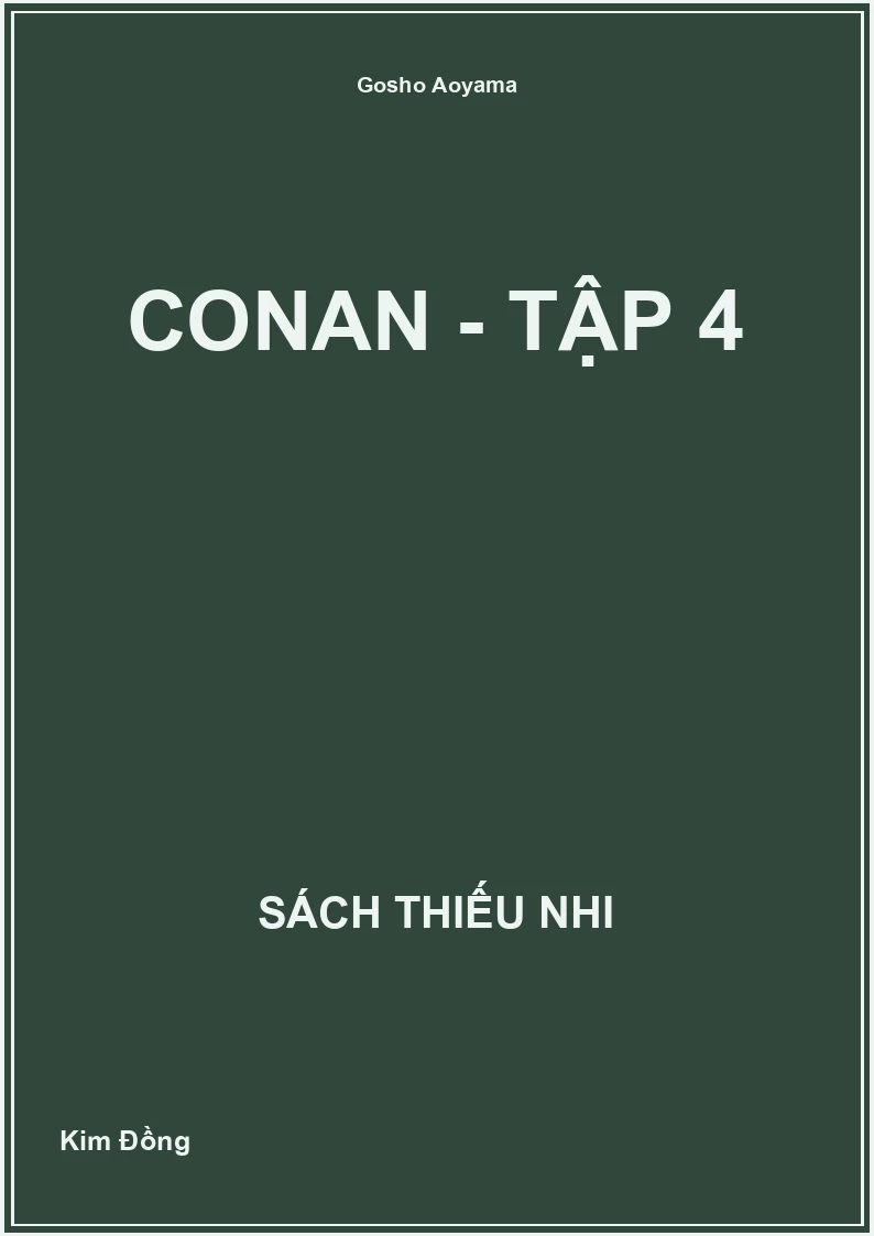 Conan - Tập 4