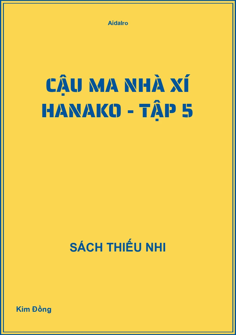 Cậu ma nhà xí HANAKO - Tập 5