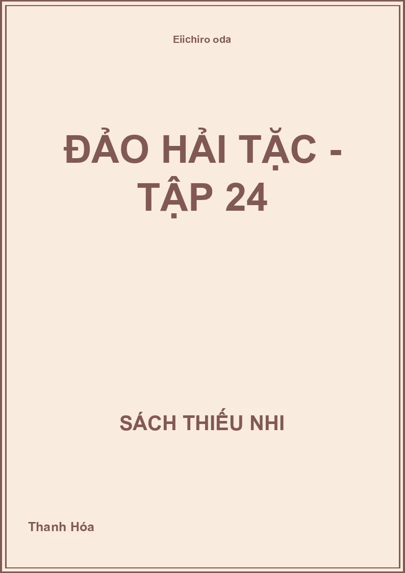 Đảo hải tặc - Tập 24