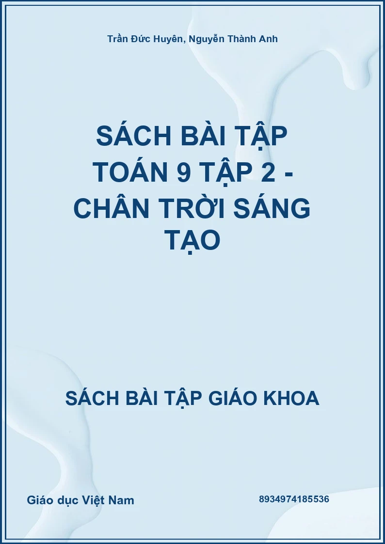 Sách bài tập Toán 9 Tập 2 - Chân trời sáng tạo