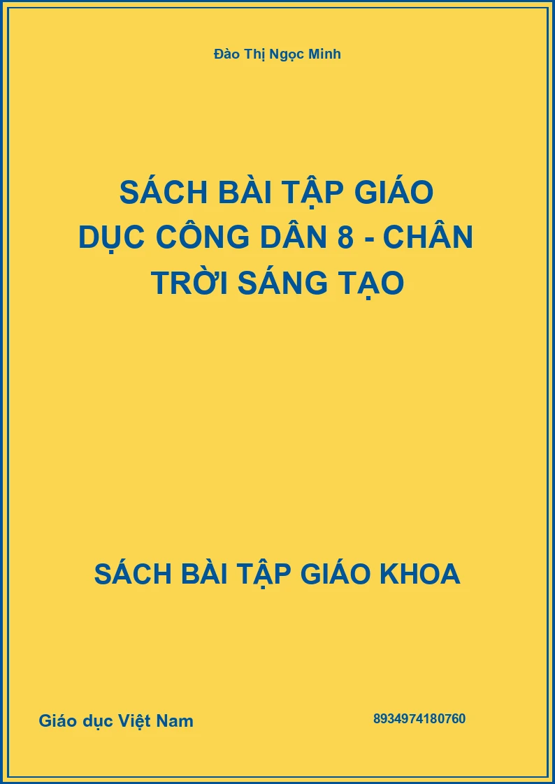 Sách bài tập Giáo dục công dân 8 - Chân trời sáng tạo
