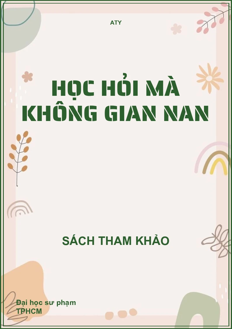 Học Hỏi Mà Không Gian Nan