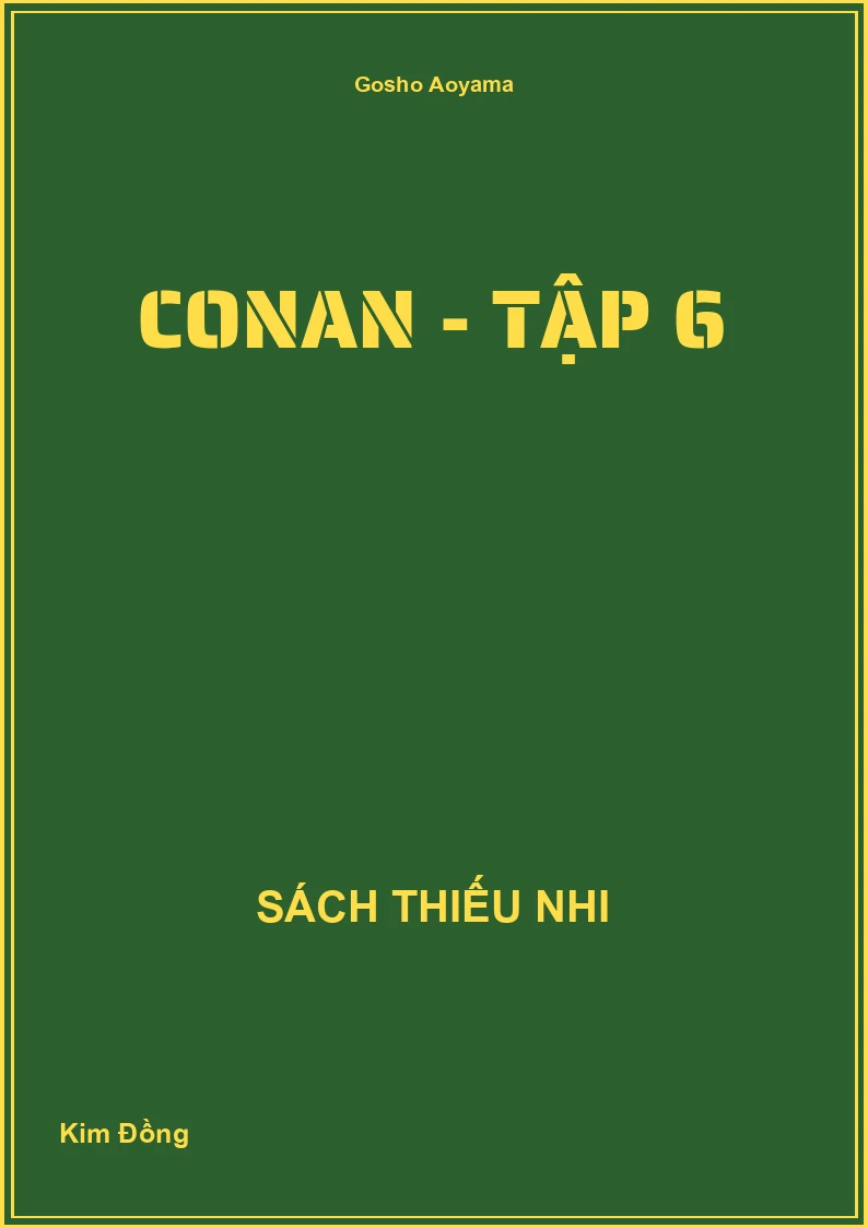 Conan - Tập 6