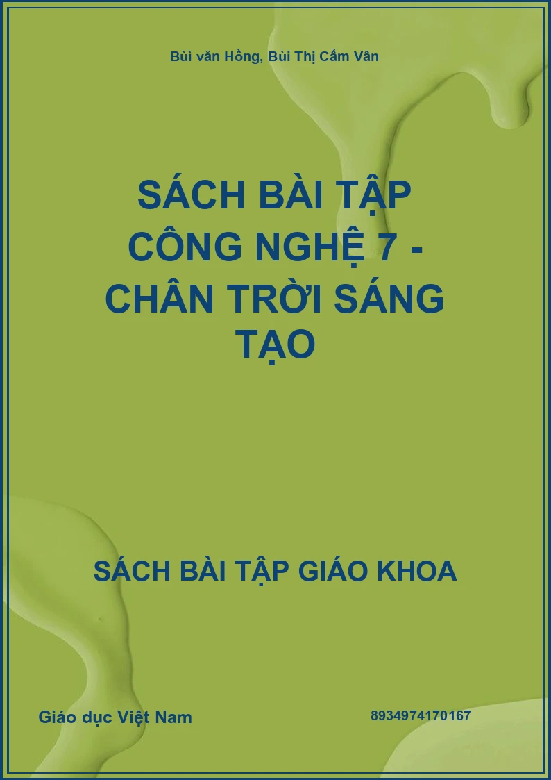 Sách bài tập Công nghệ 7 - Chân trời sáng tạo