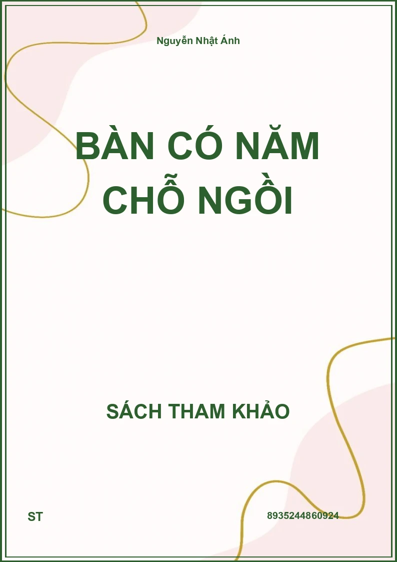 Bàn Có Năm Chỗ Ngồi