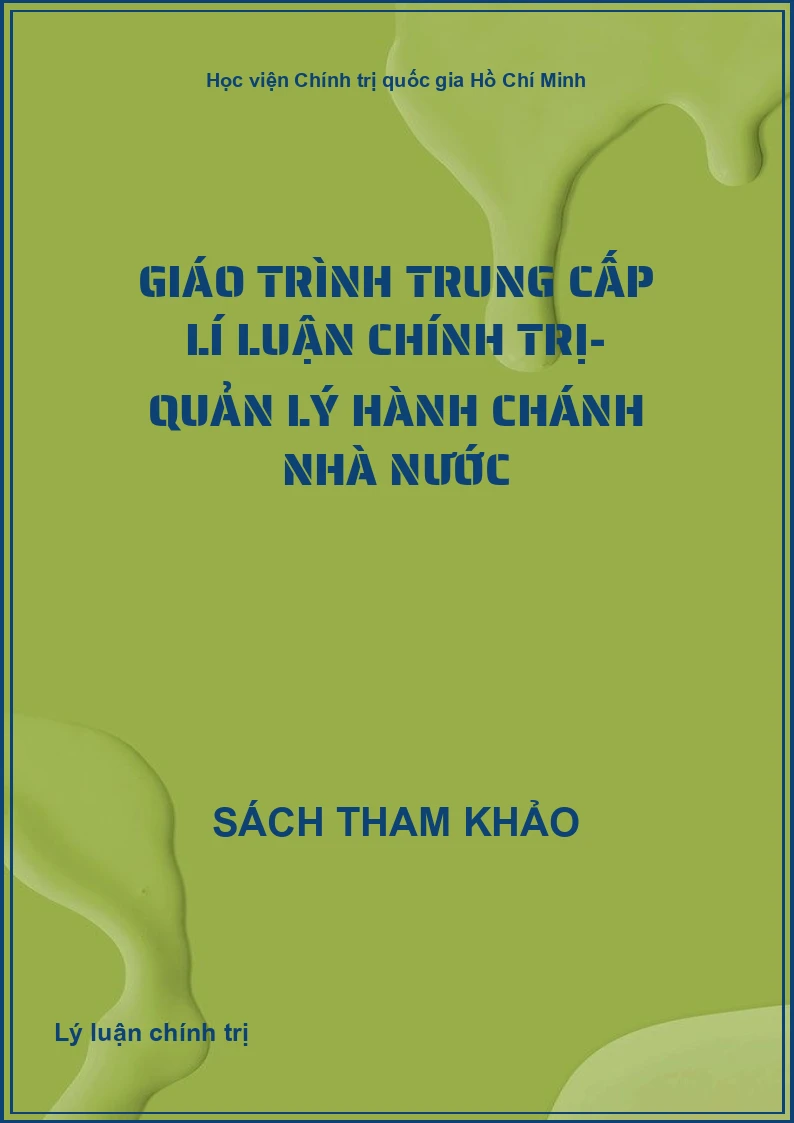 Giáo trình trung cấp lí luận chính trị- Quản lý hành chánh nhà nước