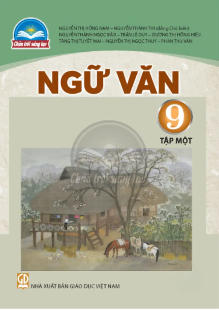 Sách Giáo Khoa Ngữ Văn 9 Tập 1 - Chân Trời Sáng Tạo