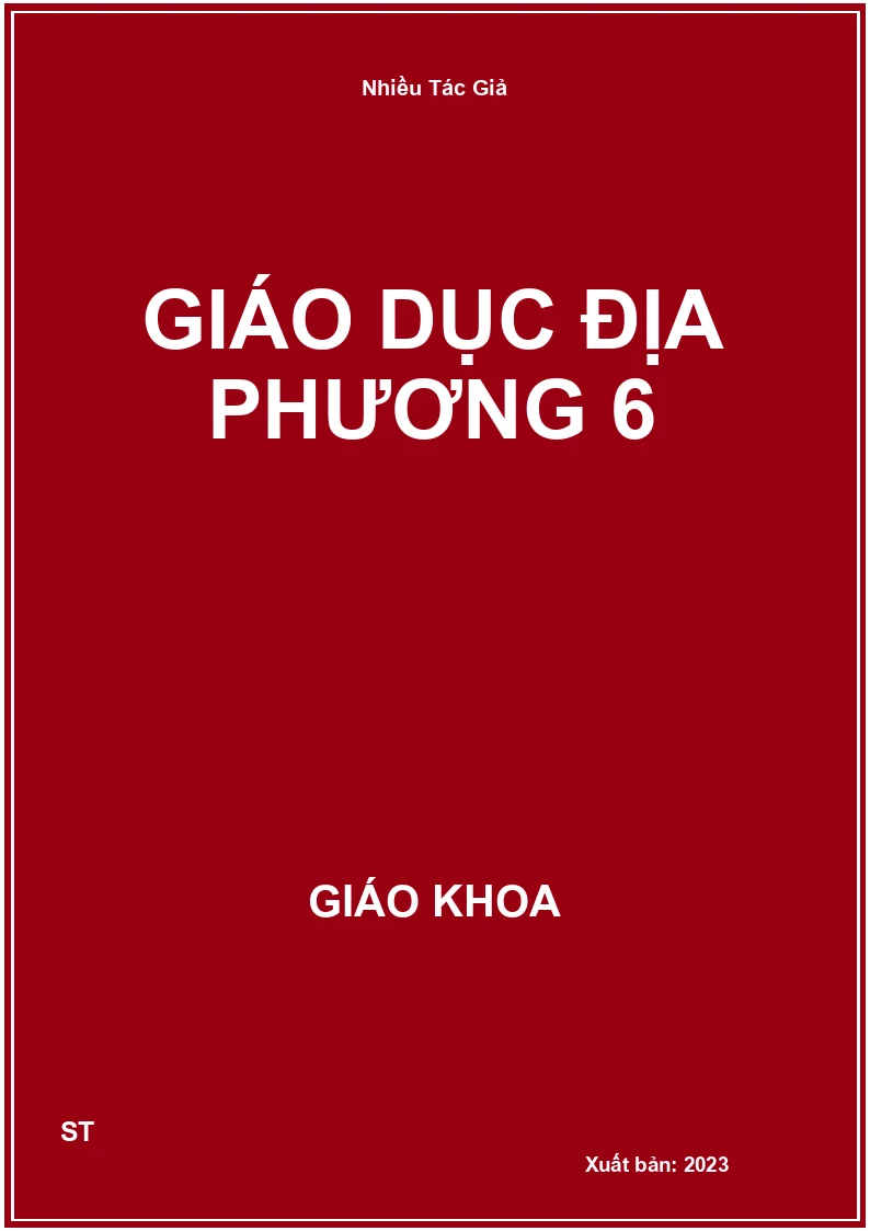 Giáo Dục Địa Phương 6