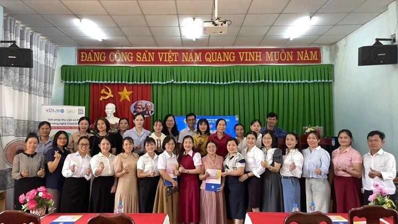 Hội thảo giới thiệu Thư viện số DLib K12 tại Phòng Giáo dục và Đào tạo huyện Bù Gia Mập tỉnh Bình Phước