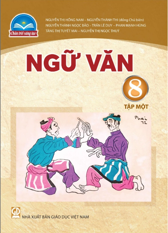 Sách giáo khoa Ngữ văn 8 - Tập 1 Chân Trời Sáng Tạo
