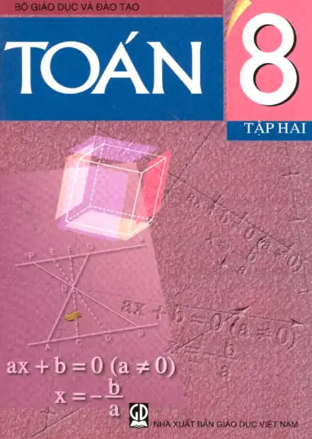 Sách giáo khoa Toán 8 Tập 2