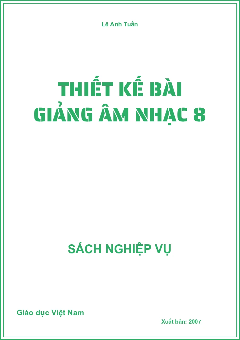 Thiết kế bài giảng Âm nhạc 8