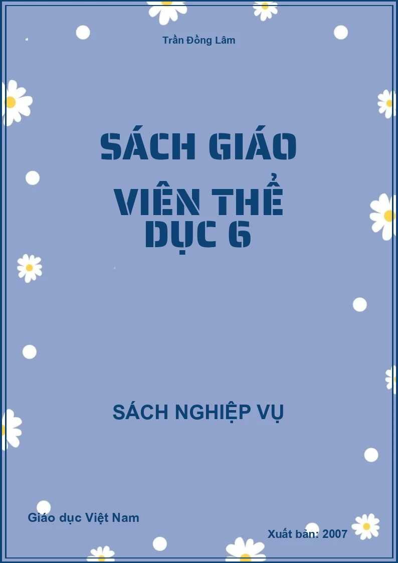 Sách Giáo Viên Thể dục 6