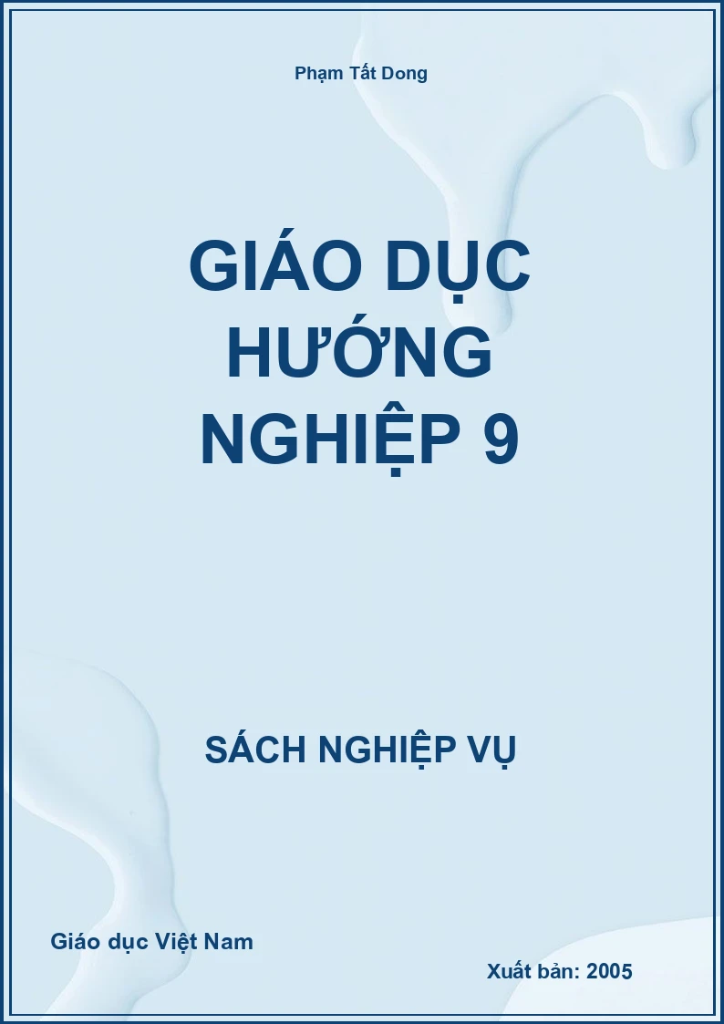 Giáo dục hướng nghiệp 9