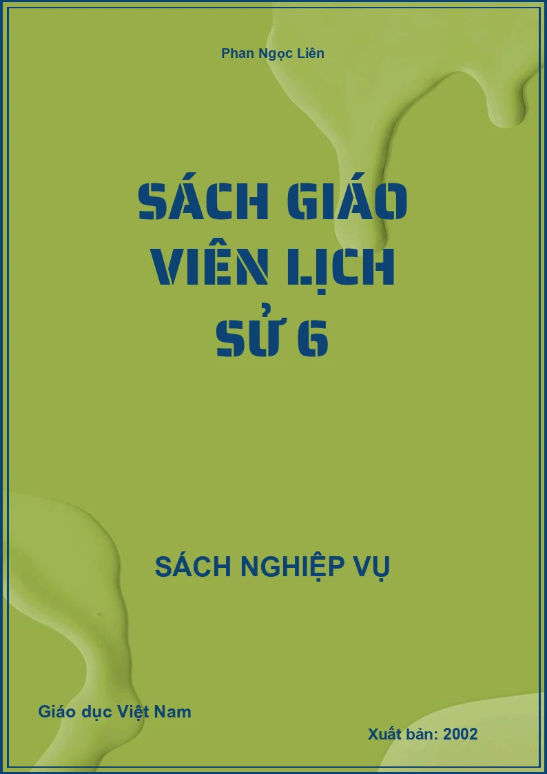 Sách Giáo Viên Lịch sử 6