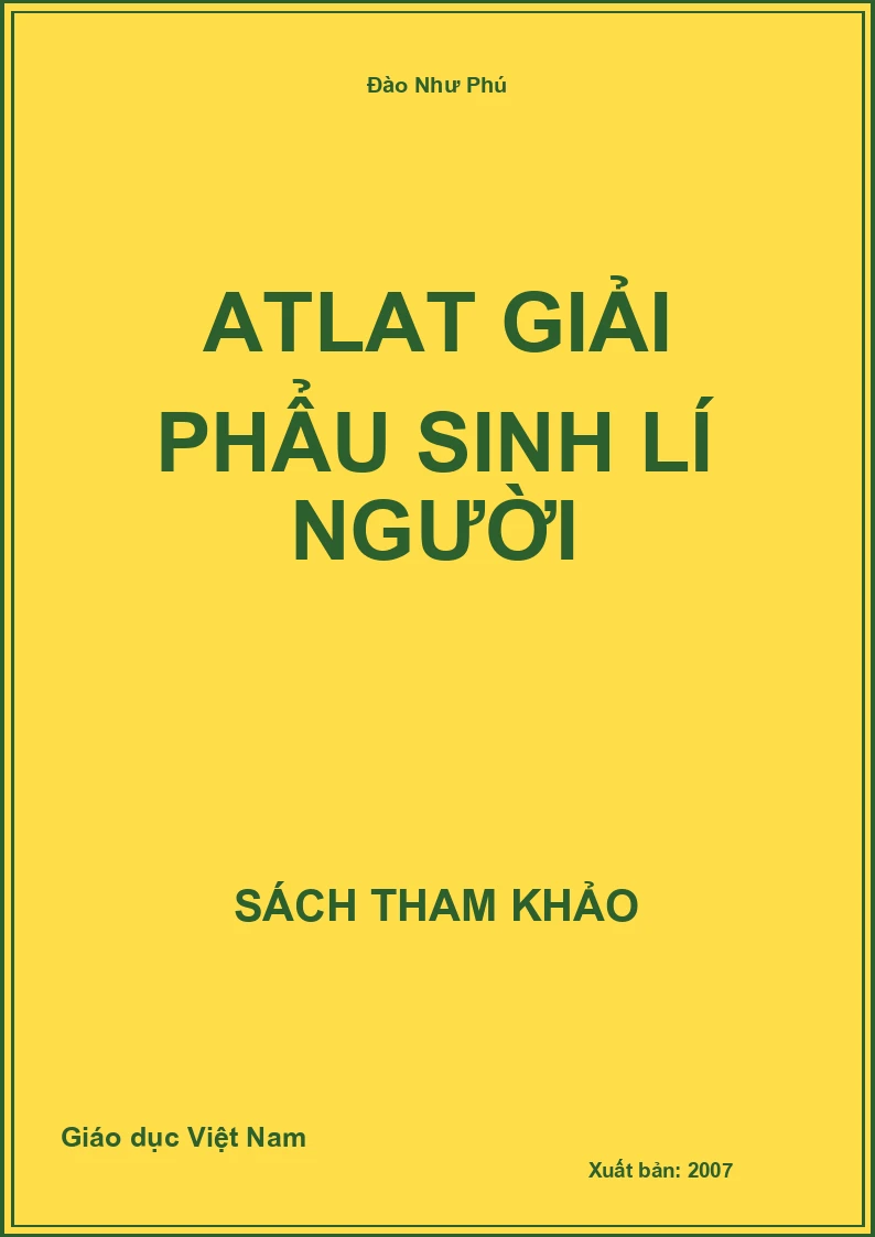 Atlat giải phẩu sinh lí người
