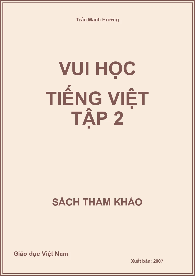 Vui học tiếng việt tập 2