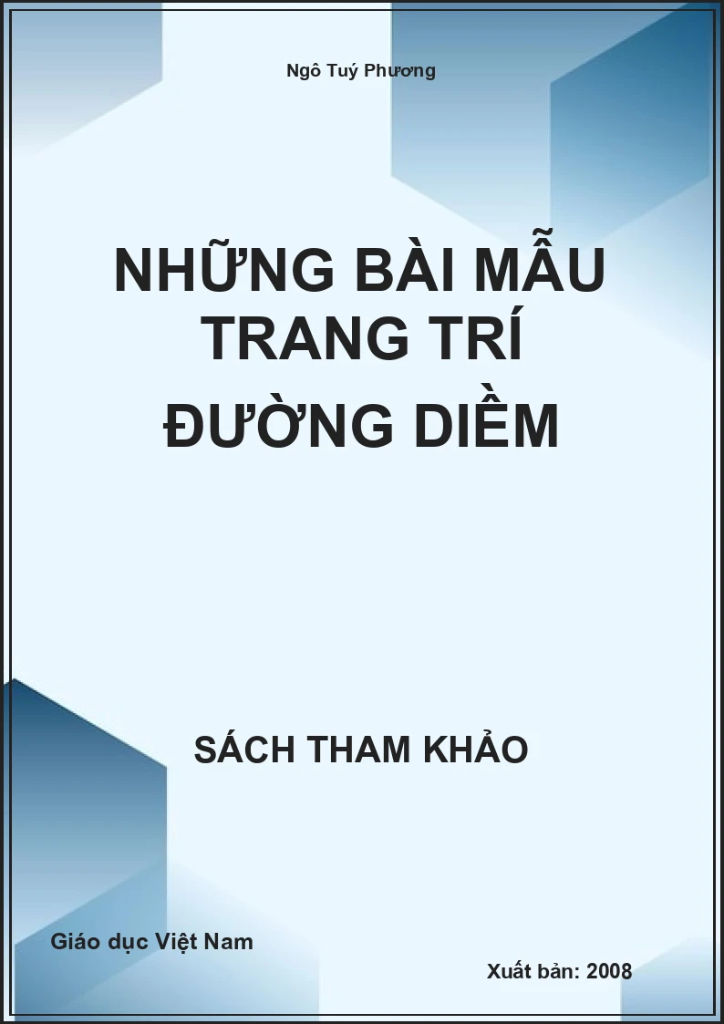 Những bài mẫu trang trí đường diềm