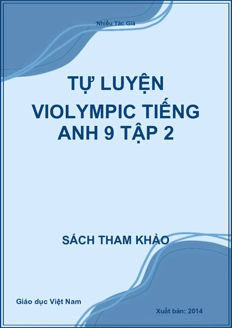 Tự luyện Violympic Tiếng anh 9 tập 2