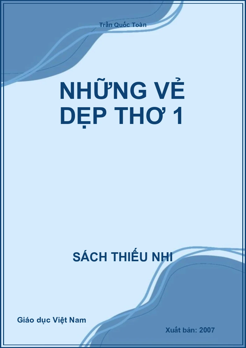 Những vẻ dẹp thơ 1