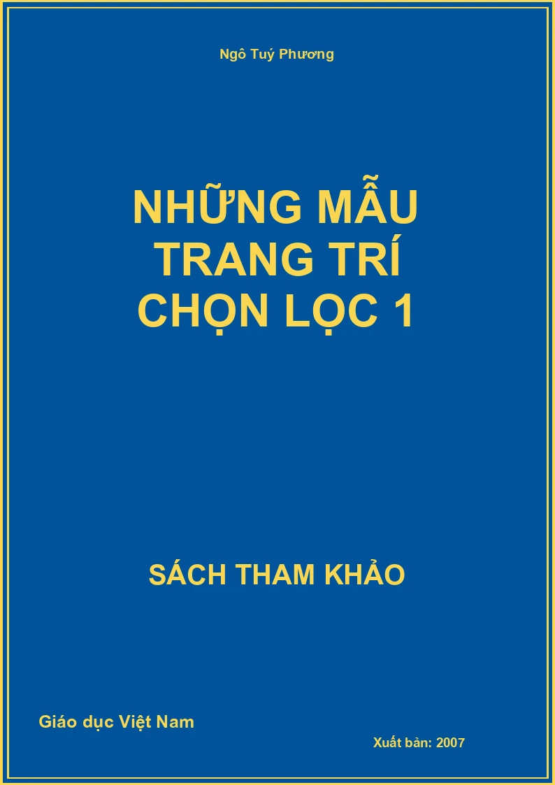 Những mẫu trang trí chọn lọc 1