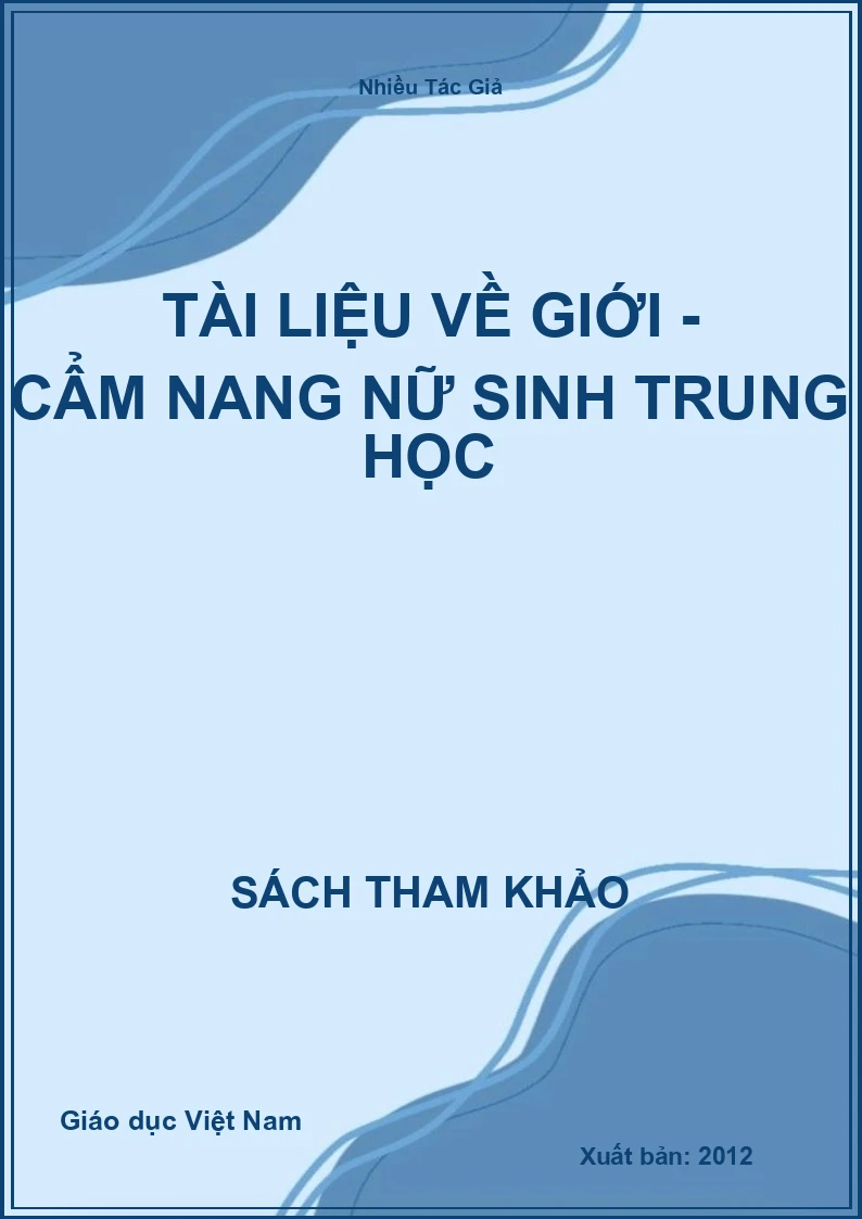 Tài liệu về giới - Cẩm nang nữ sinh trung học