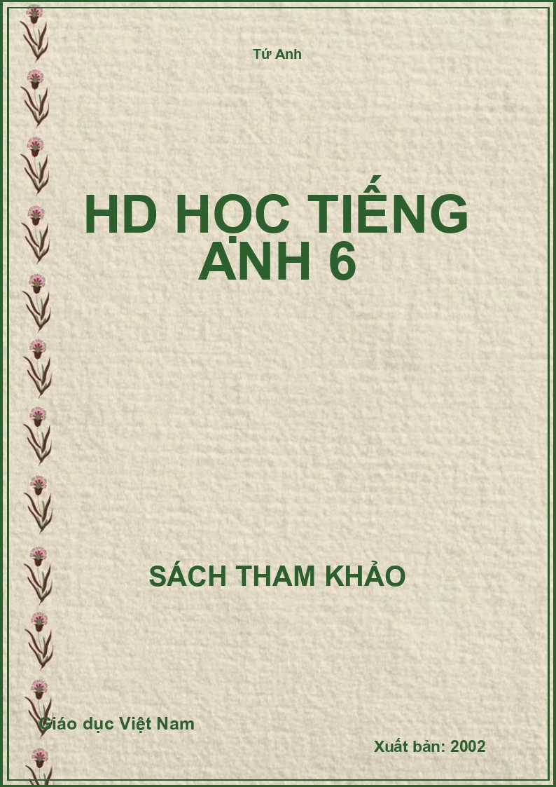 HD học tiếng anh 6