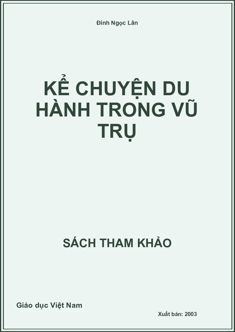 Kể chuyện du hành trong vũ trụ