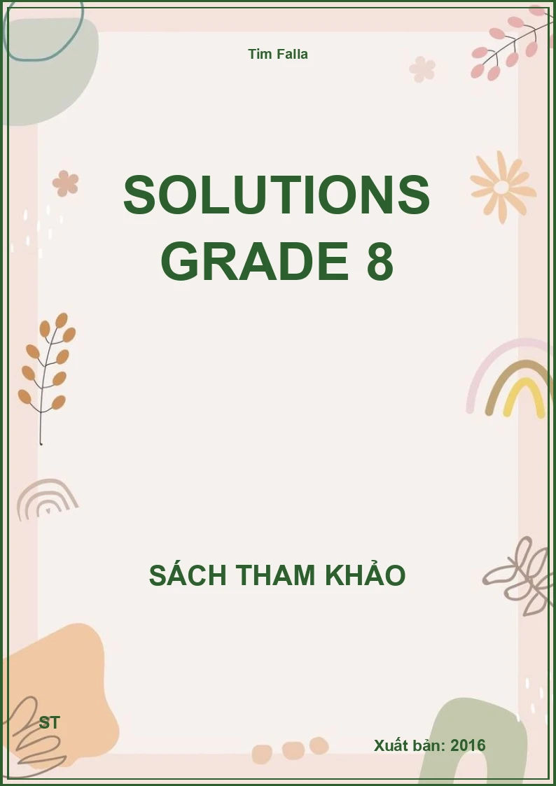 Solutions Grade 8