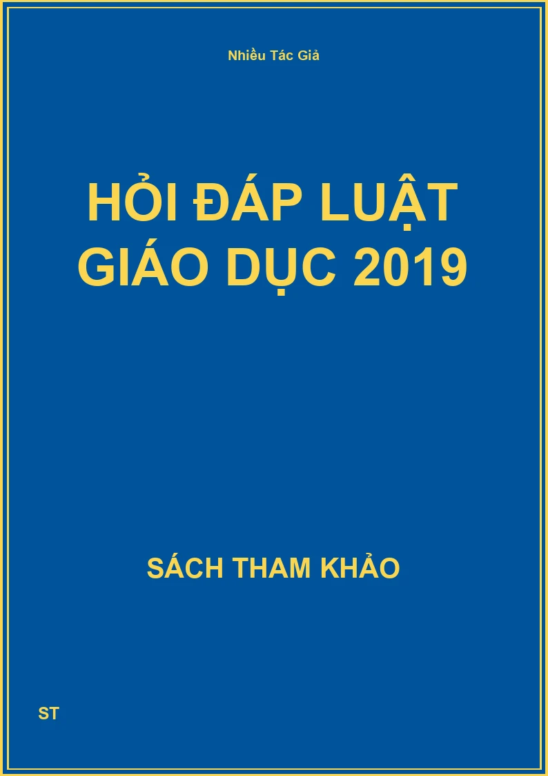 Hỏi đáp luật giáo dục 2019