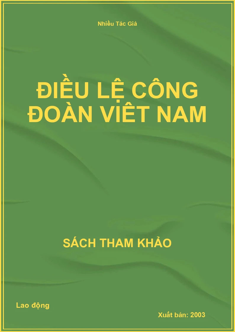 Điều lệ công đoàn Viêt Nam
