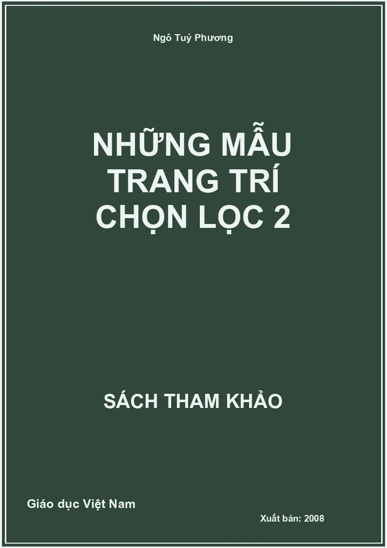 Những mẫu trang trí chọn lọc 2