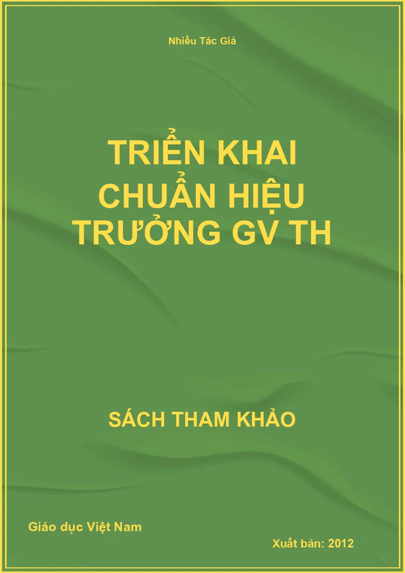 Triển khai chuẩn hiệu trưởng GV TH